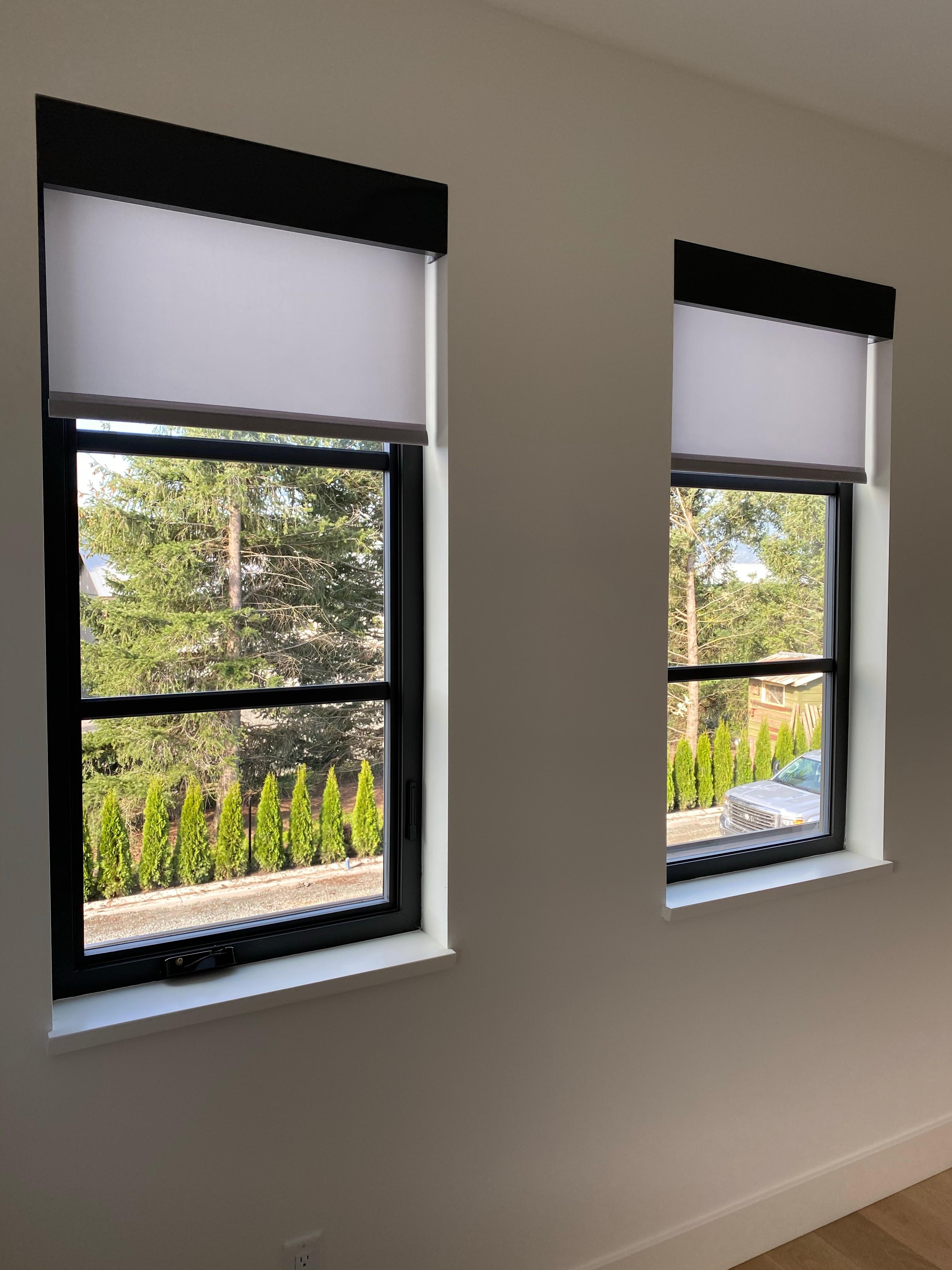 We can match your window trim with our metal fascias! Shade colour can be different if you like. Budget Blinds of Chilliwack, Hope and Harrison Chilliwack (604)824-0375