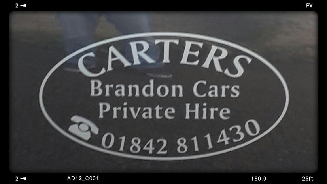 Carters Brandon Cars Brandon 01842 811430