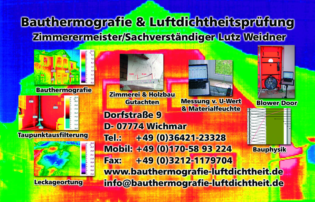 Bauthermografie & Luftdichtheitsprüfung / Blower-Door, Dorfstraße 9 in Wichmar
