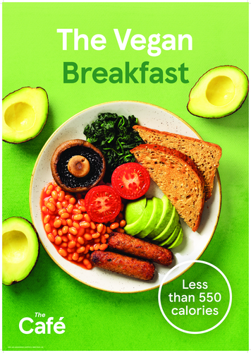 The Vegan Breakfast Tesco Cafe Saffron Walden 03456 779591