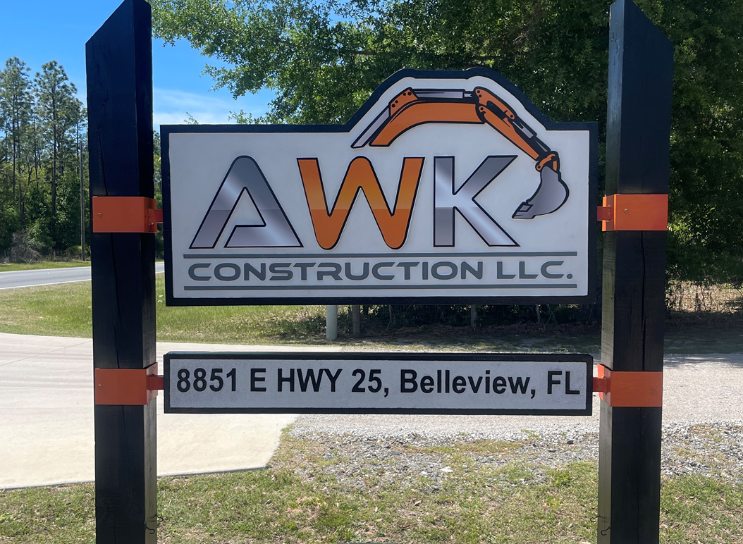 Sandblasted Sign in (Monument) Belleview, FL