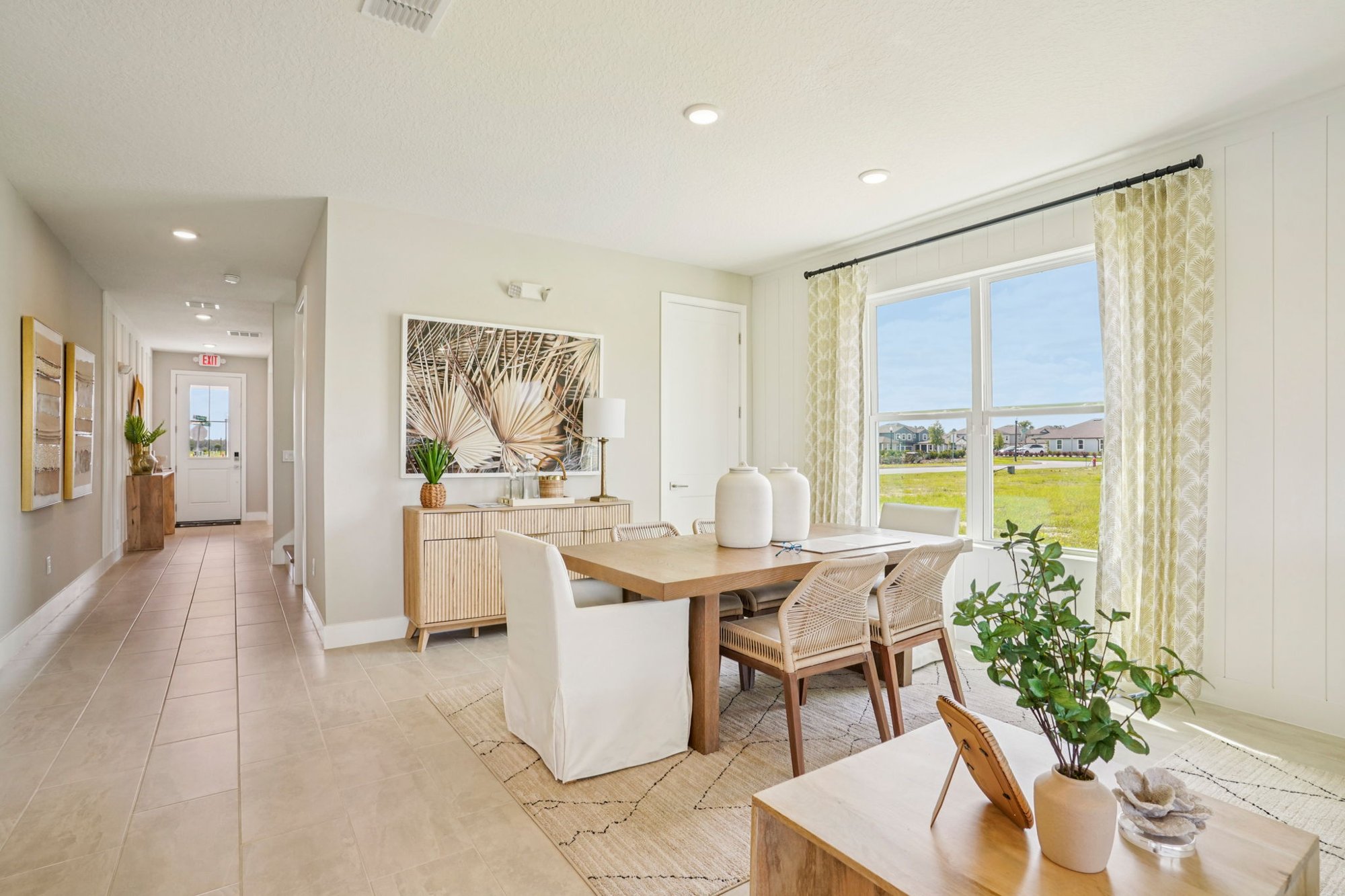 Living Area of the DRB Homes Trailside Model Home the Sweetgum Floor Plan located in Charming Mount Dora, Florida