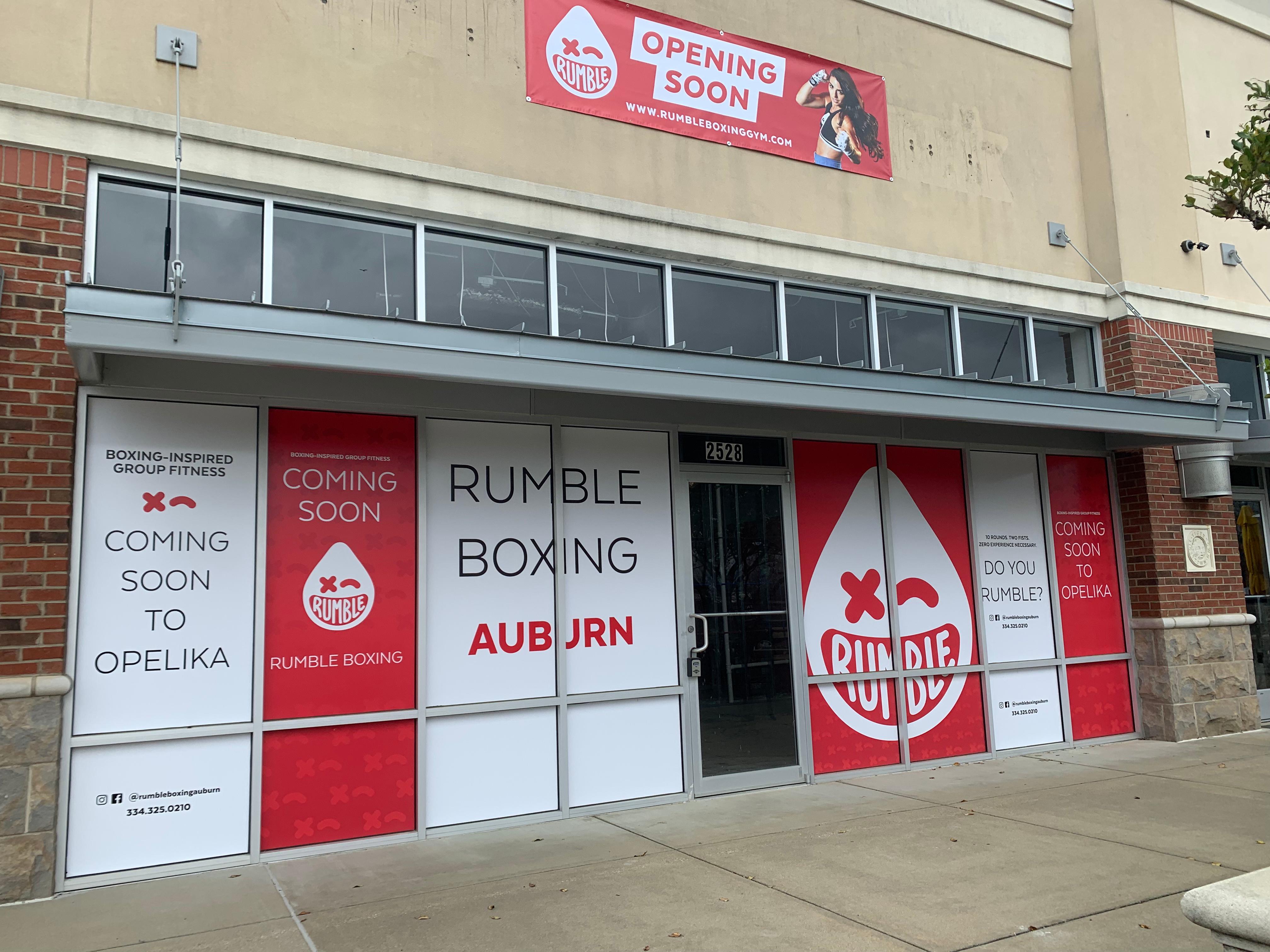 Rumble Boxing Auburn Opelika is coming soon!