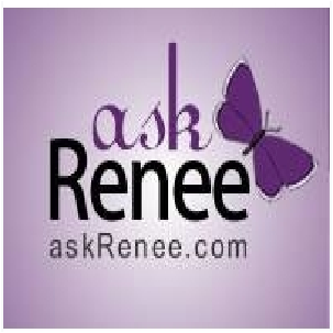 askRenee / Renee P Madsen / Renee Madsen Terrill Logo