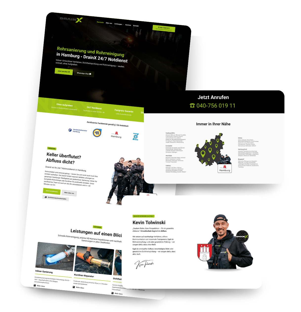 Bilder webseita Webdesign