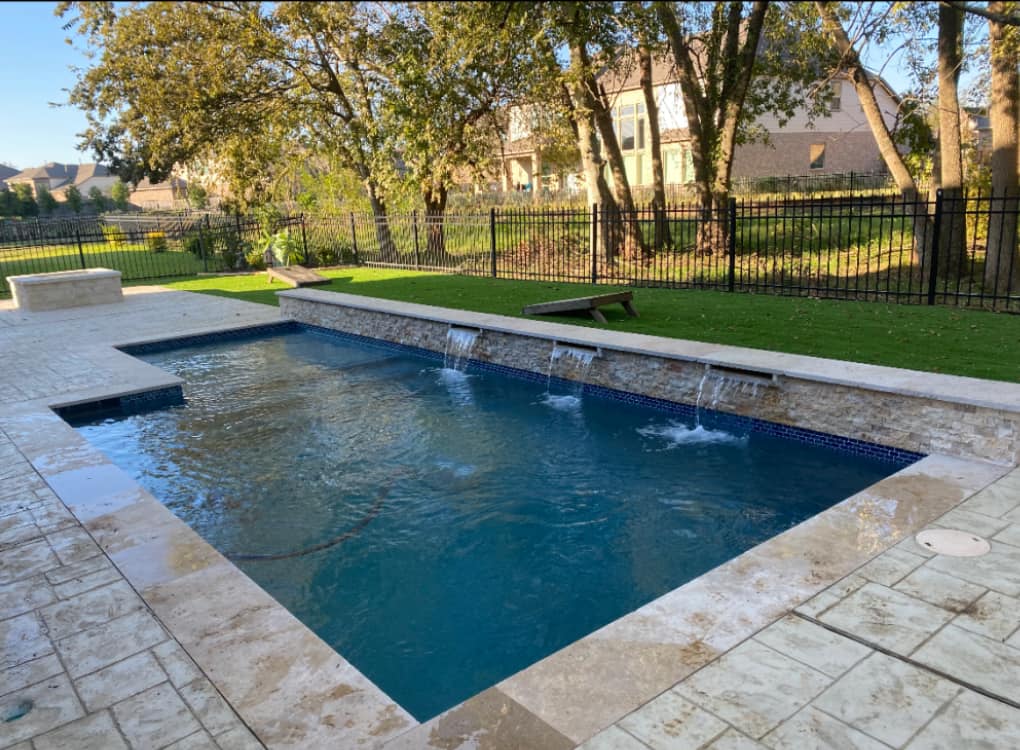 Small pool for small backyard