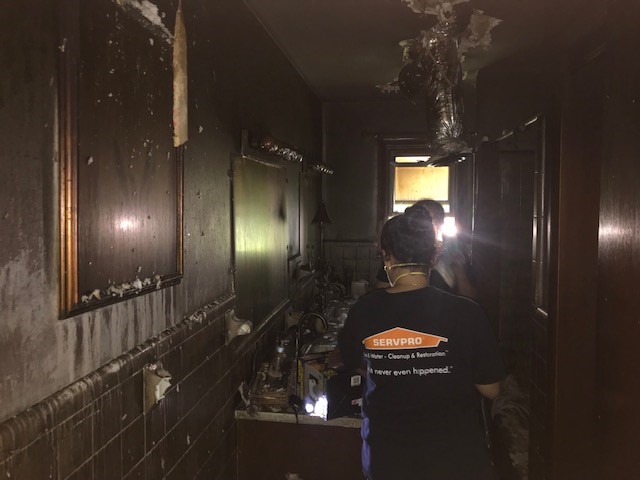 After this home had a major fire, our team went in to clean and restore the damages.