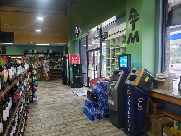 Images CoinFlip Bitcoin ATM - Express 27 Chevron (Sulphur)