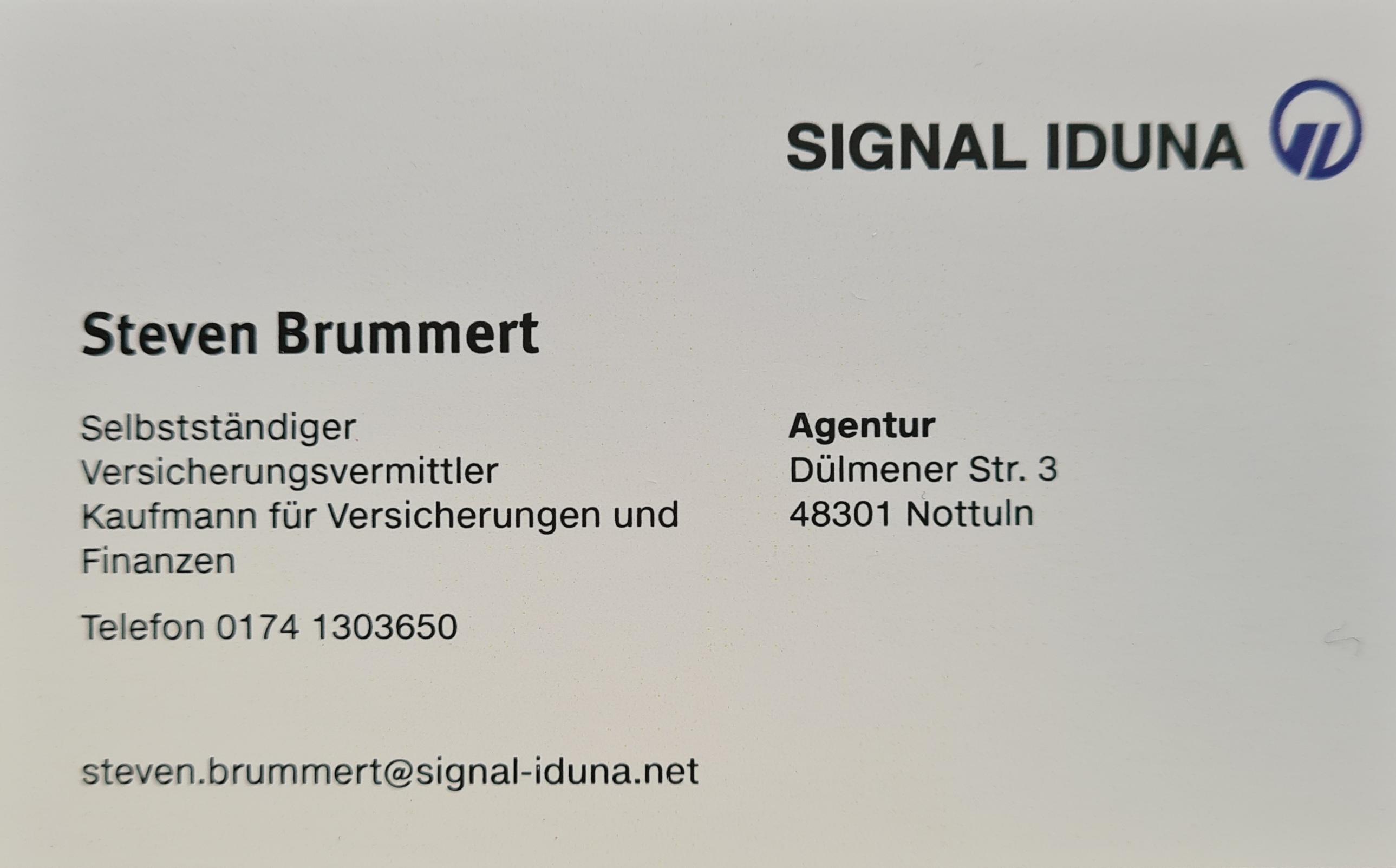 Signal Iduna Nottuln Steven Brummert