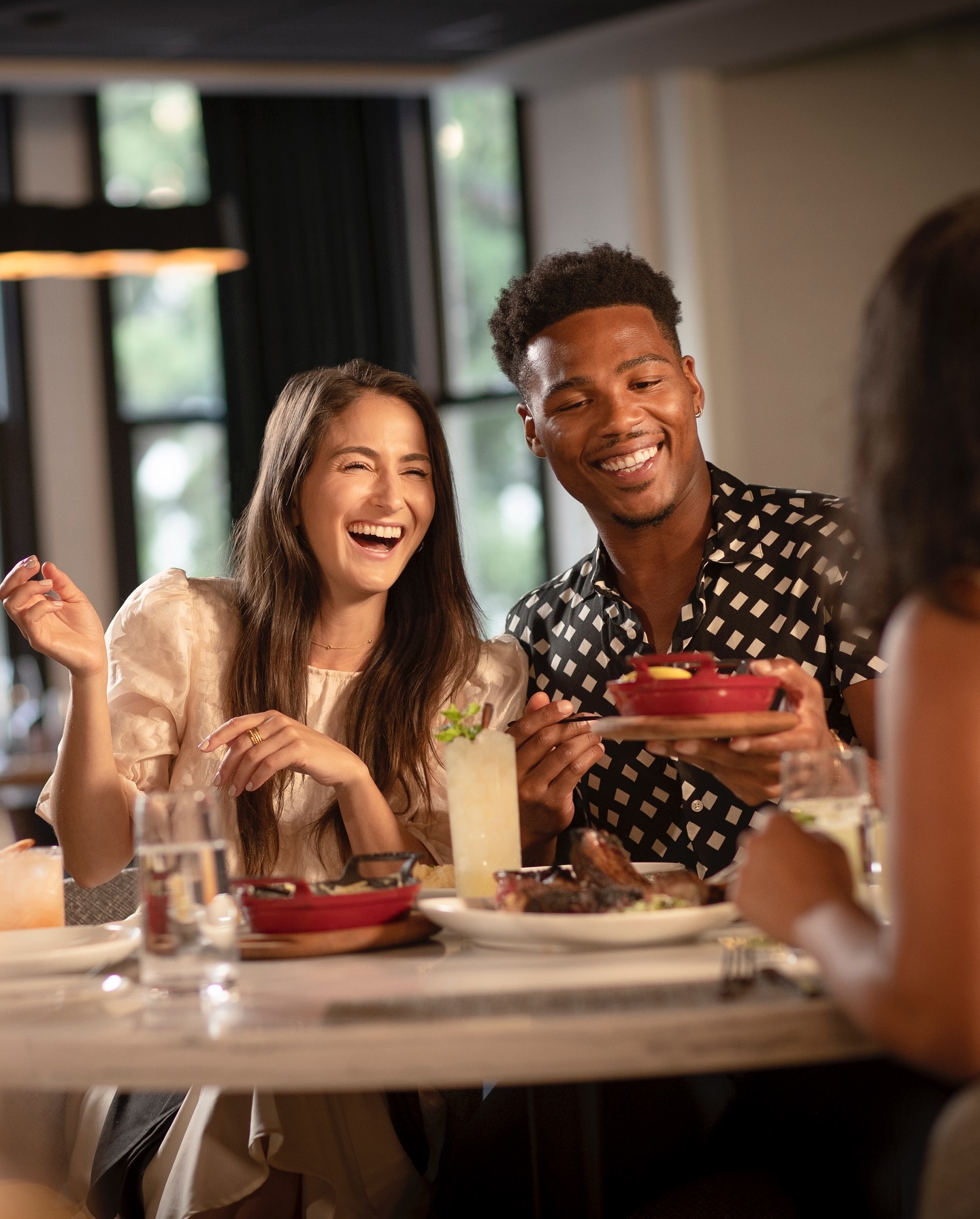 Bold pours, better company. Whether you're here for steak, seafood, or just the vibe, there's always a reason to raise a glass at Huntress.