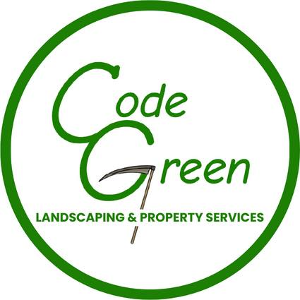 Code Green Landscaping & Property Services Logo
