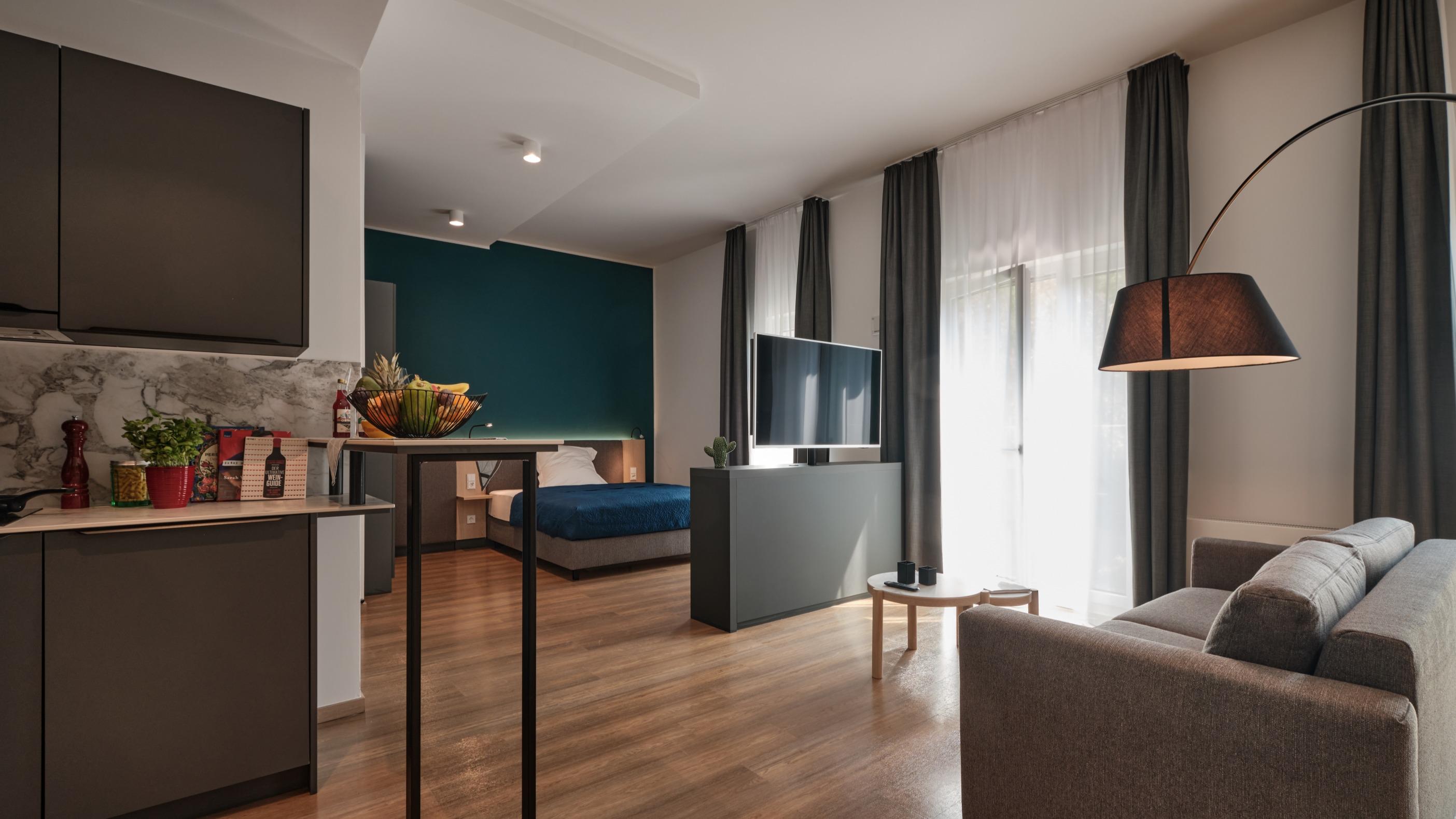 Küche, Living room, Schlafbereich - Urban Large
Stayurban — Berlin