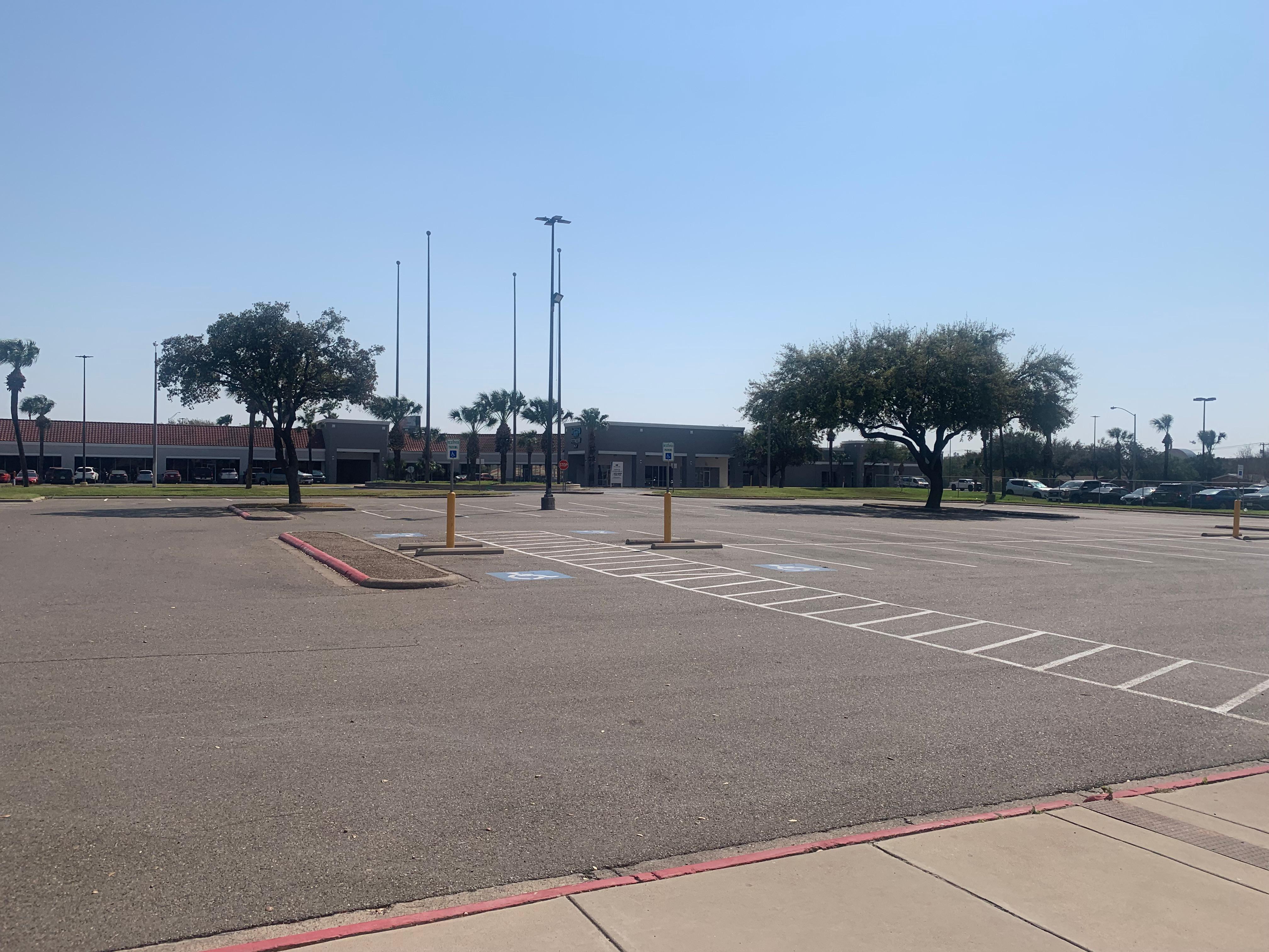 Cinemark Movies 6 McAllen parking lot