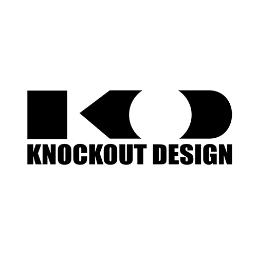Knockout Design Logo