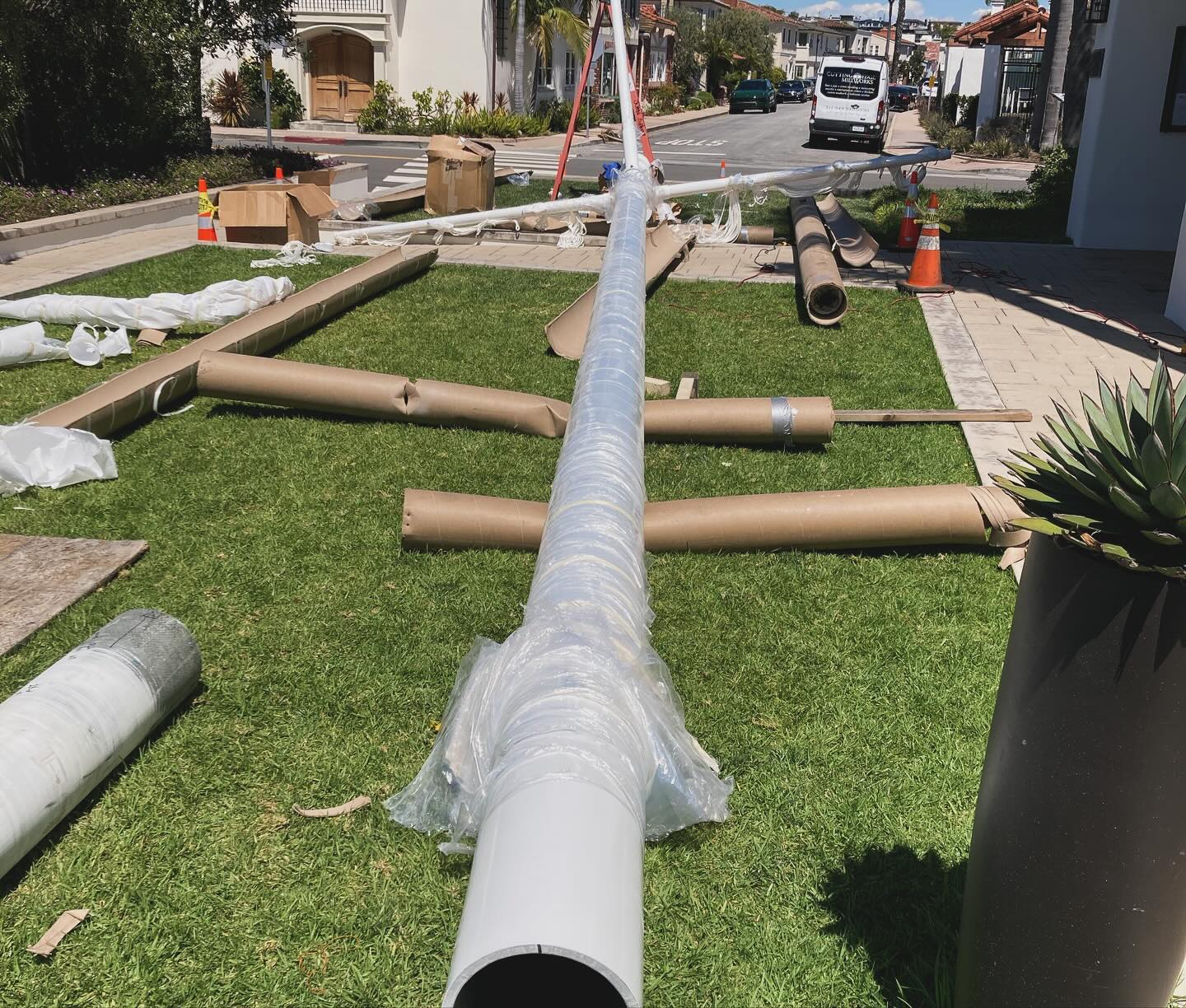 Burk Flagpole offers professional flag pole installation services to help you proudly display your flags. Our team is dedicated to ensuring your flag pole is securely and properly installed, adding a polished and professional touch to your property.