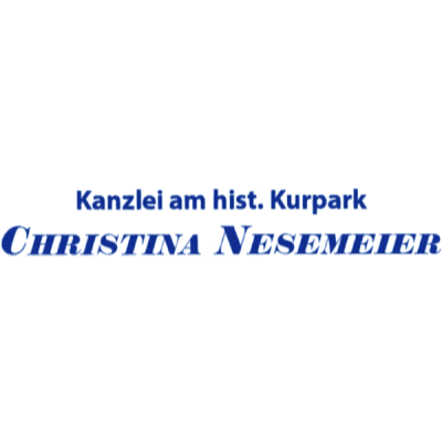 Logo Rechtsanwältin Christina Nesemeier Kanzlei am historischen Kurpark