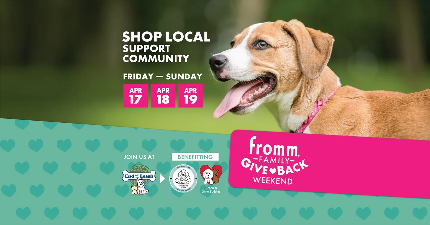 Image of Local Pet Event Fromm Family Give Back Weekend - MUKWONAGO Nearby