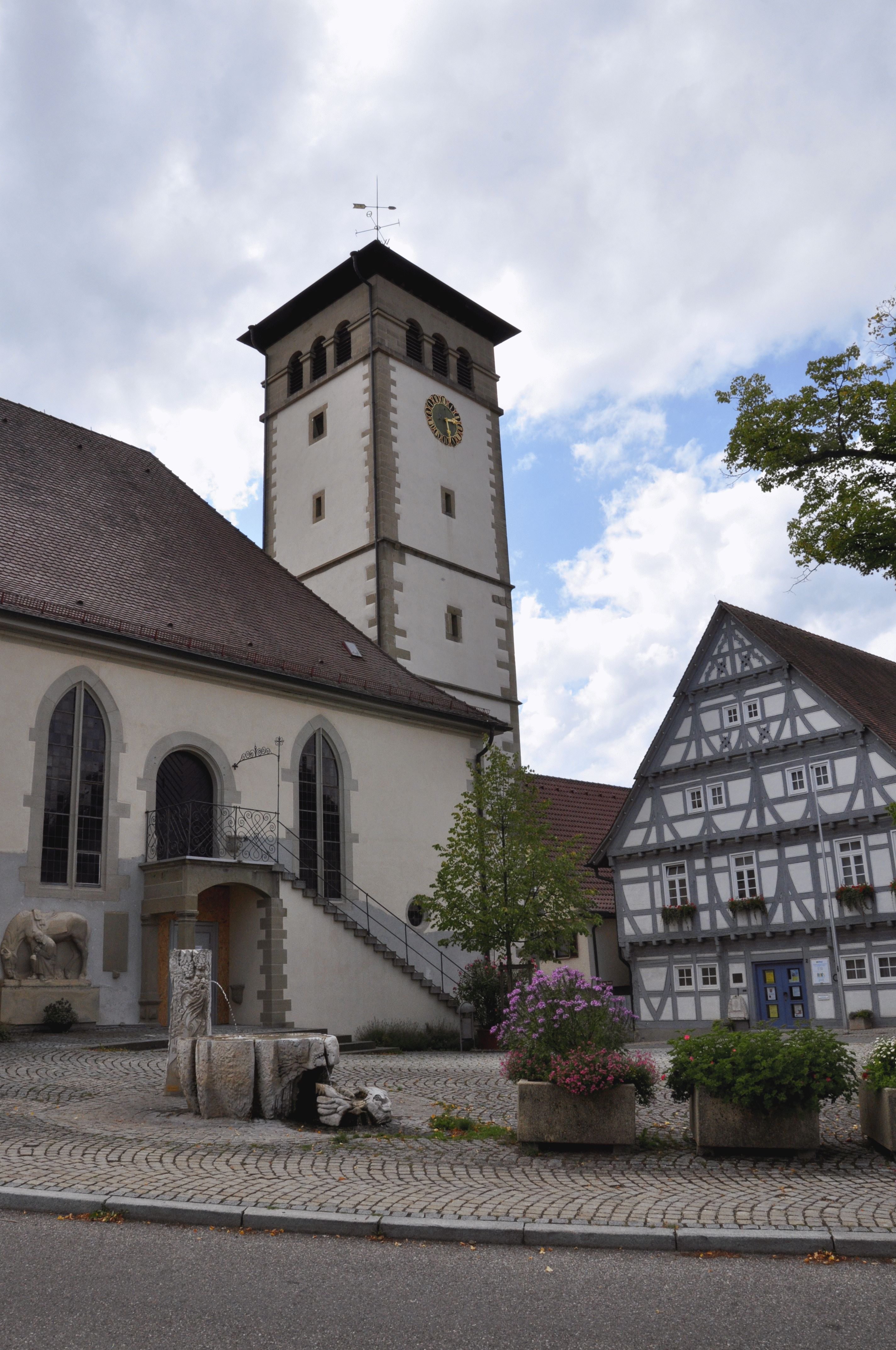 St. Maria und St. Veit - Evangelische Kirchengemeinde Stetten, St. Pierre-Platz 1 in Kernen im Remstal