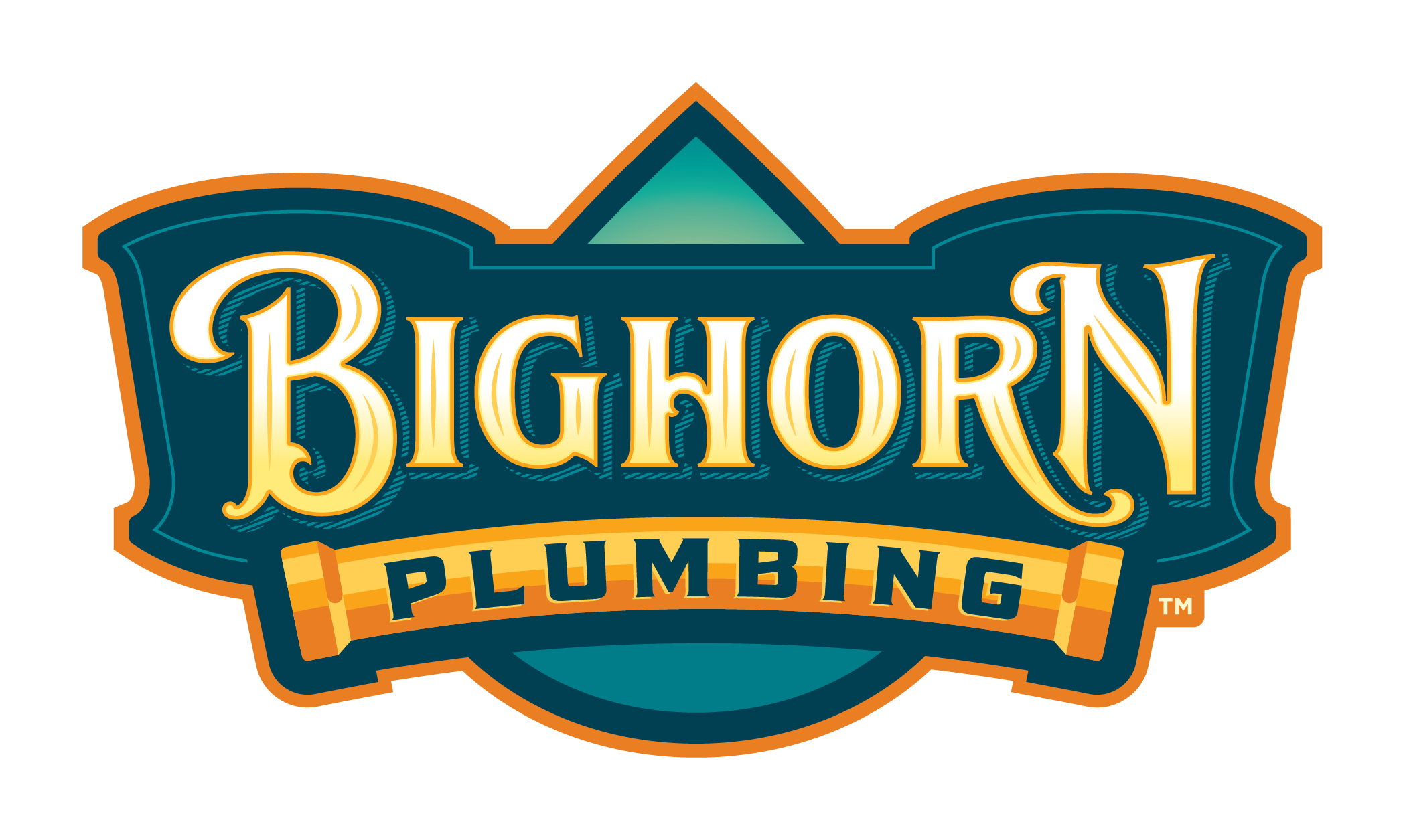 Bighorn Plumbing Logo Banner Only