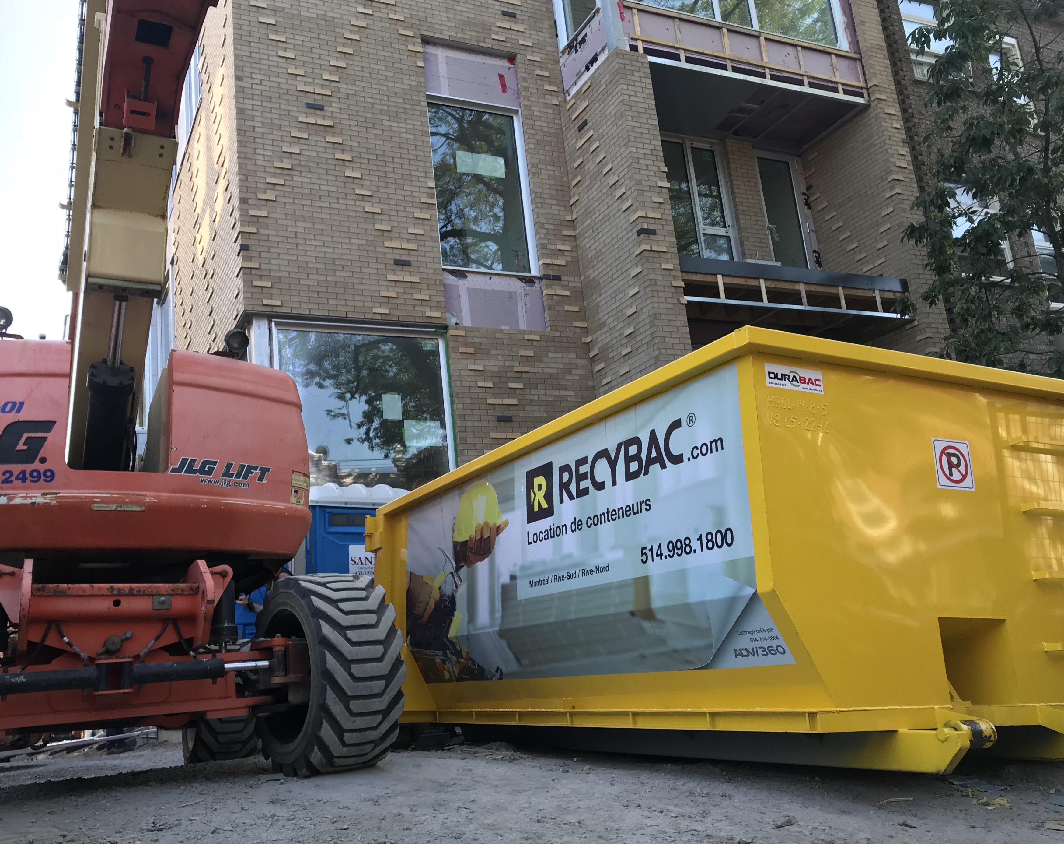 Images Location de conteneur RECYBAC Longueuil