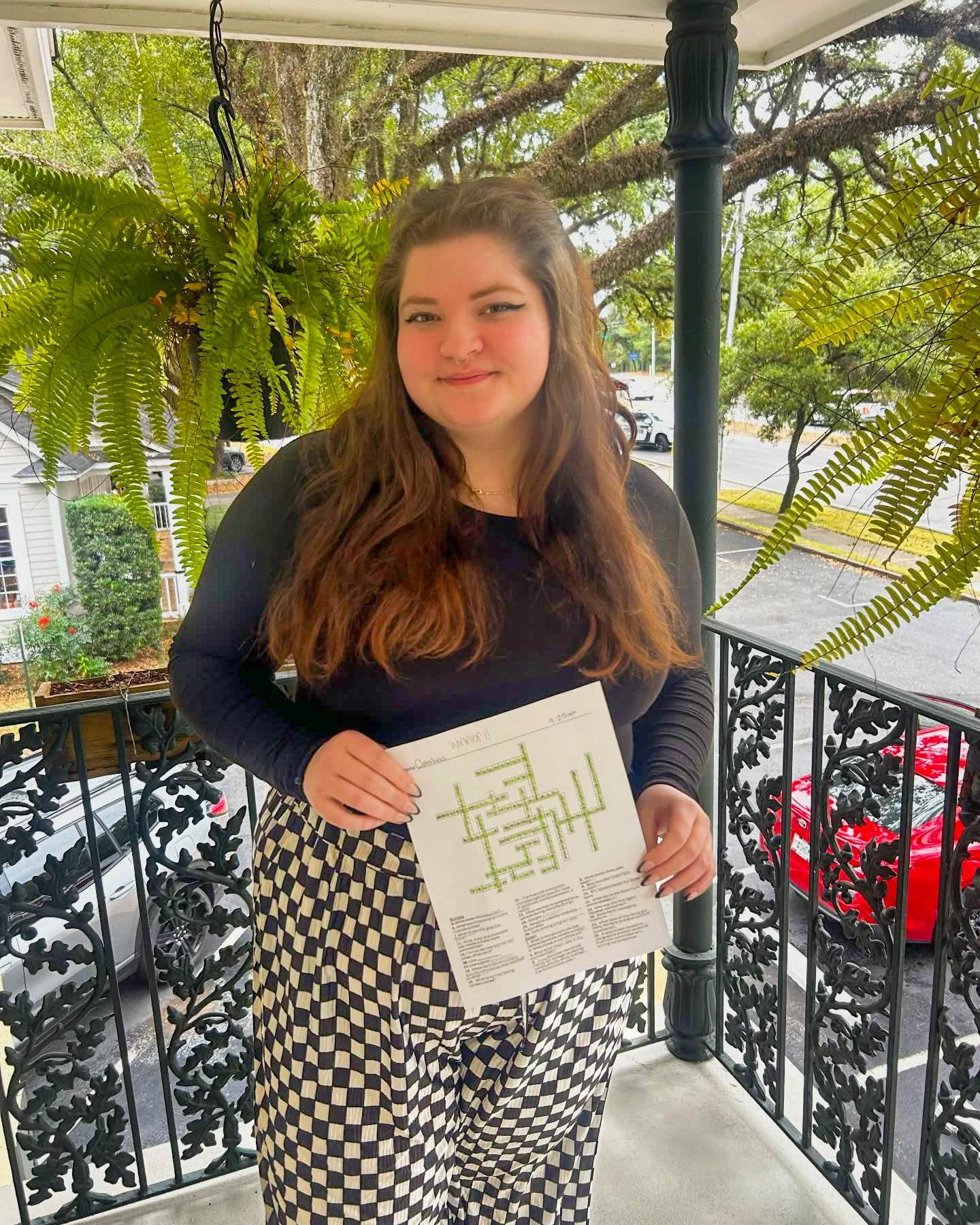 Congrats to Catalina for winning our office crossword contest!!!