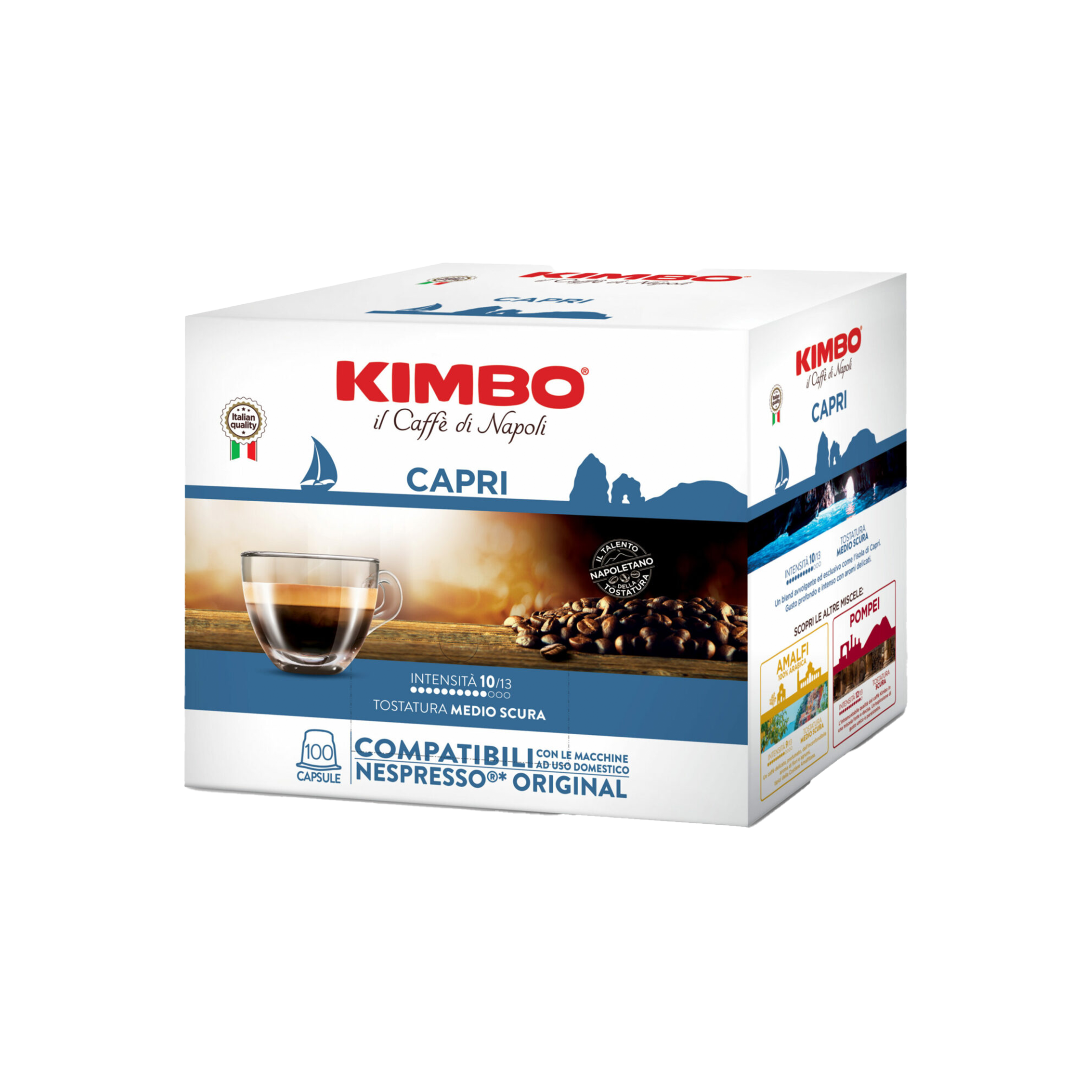 Kimbo Capri Kapseln (400 Stück, kompatibel mit Nespresso®)