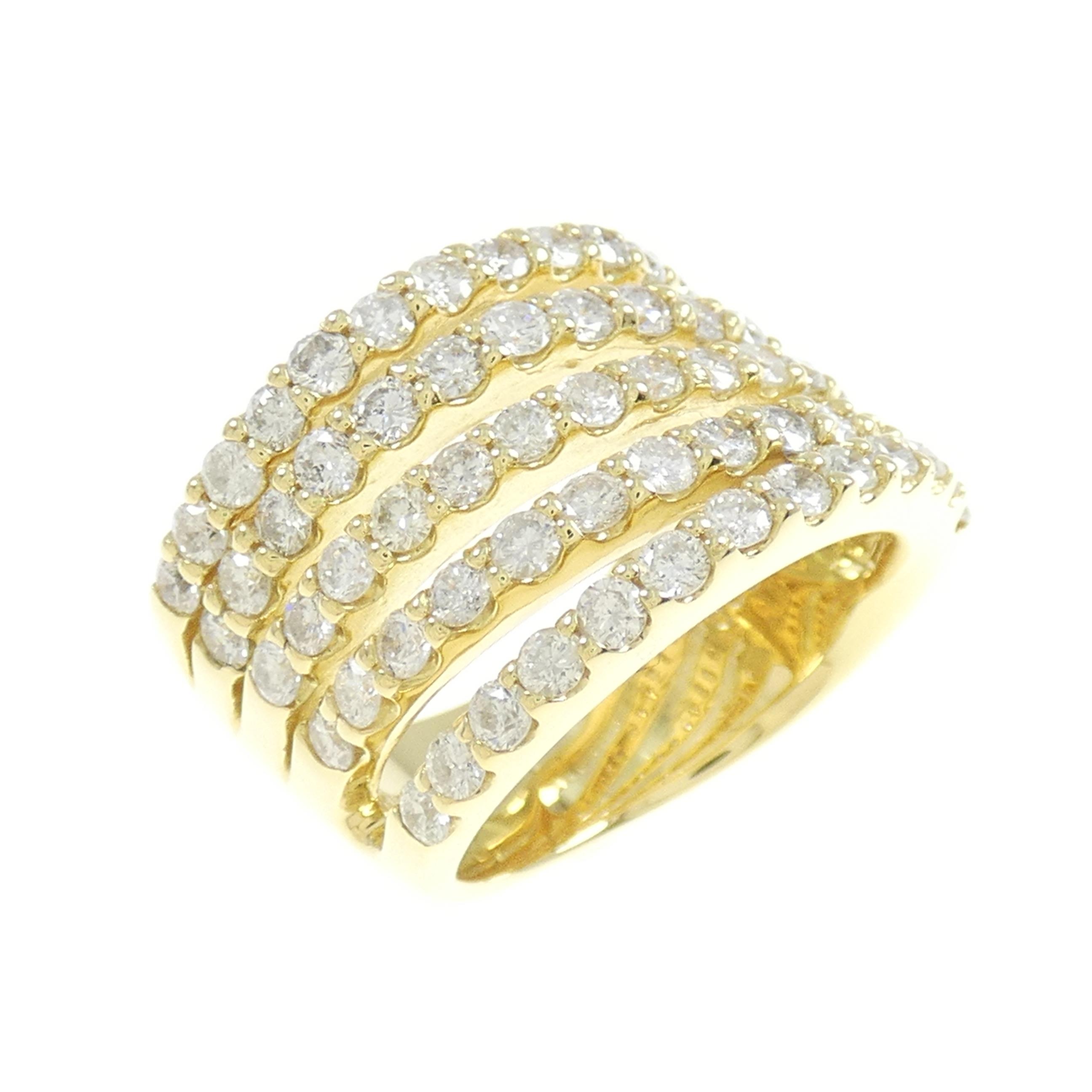 K18YG ダイヤモンド リング 2.00CT