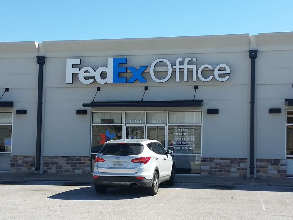 Exterior photo of FedEx Office location at 1488 W Pipeline Rd\t Print quickly and easily in the self-service area at the FedEx Office location 1488 W Pipeline Rd from email, USB, or the cloud\t FedEx Office Print & Go near 1488 W Pipeline Rd\t Shipping boxes and packing services available at FedEx Office 1488 W Pipeline Rd\t Get banners, signs, posters and prints at FedEx Office 1488 W Pipeline Rd\t Full service printing and packing at FedEx Office 1488 W Pipeline Rd\t Drop off FedEx packages near 1488 W Pipeline Rd\t FedEx shipping near 1488 W Pipeline Rd