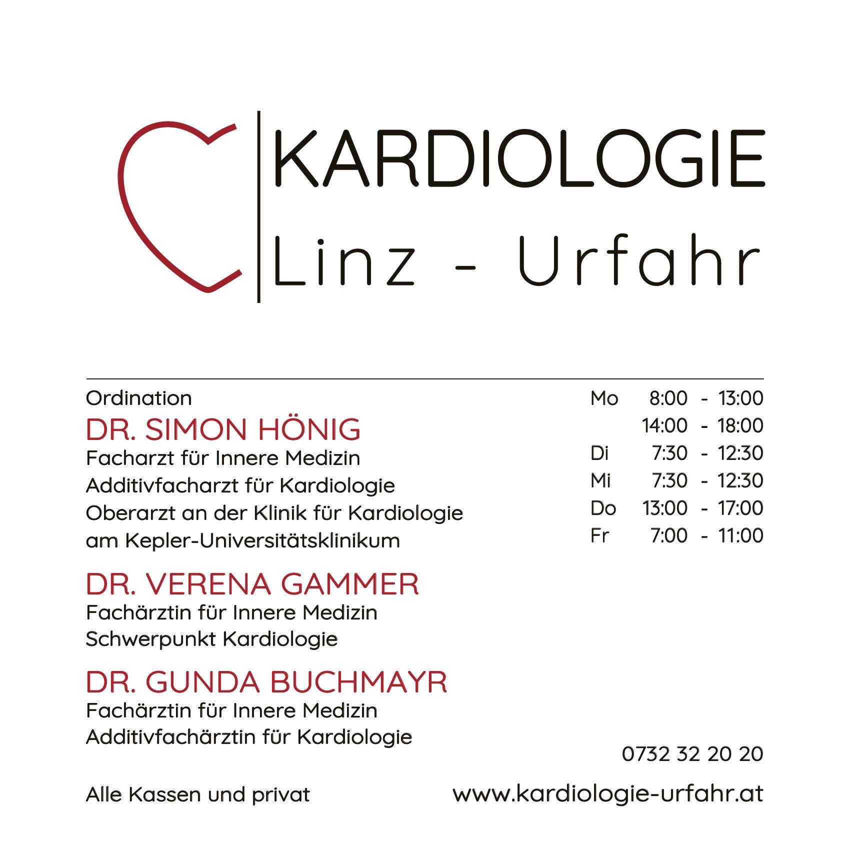 Logo von Kardiologie Urfahr - Dr. Simon Hönig, Dr.Verena Gammer & Dr.Gunda Buchmayr