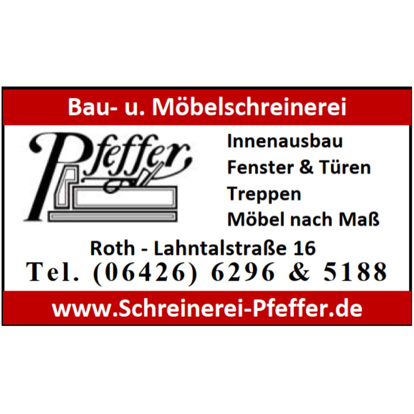 Bau- und Möbelschreinerei Konrad Pfeffer e. K., Inh. Michael Dietermann  