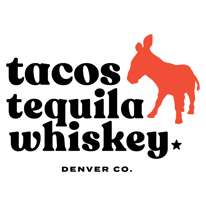 Tacos Tequila Whiskey Logo