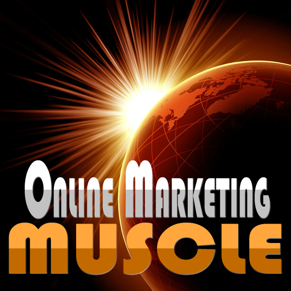 Online Marketing Muscle Logo