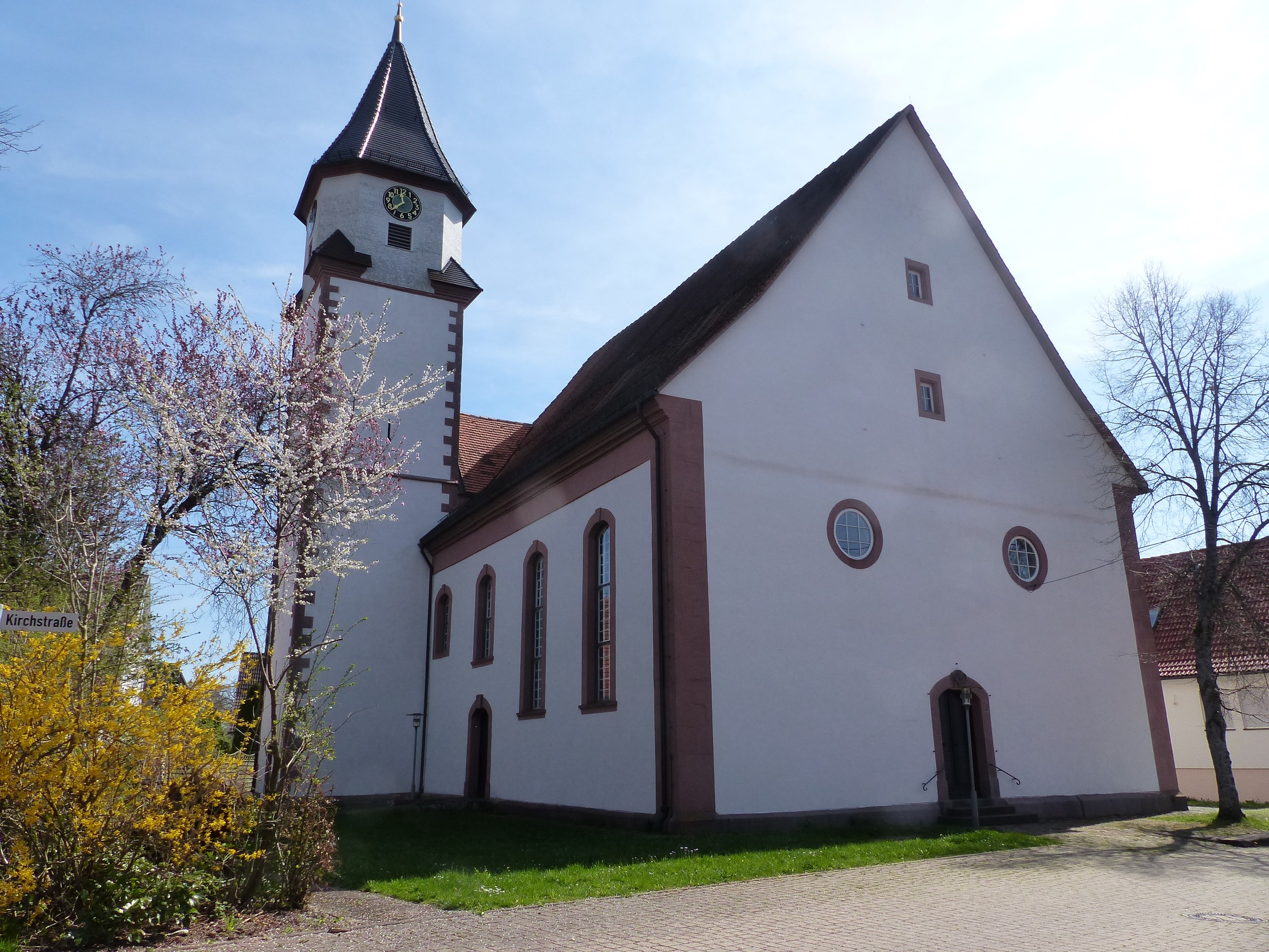 St. Georgskirche - Evangelische Kirchengemeinde Grömbach-Wörnersberg, Kirchstraße 4 in Grömbach
