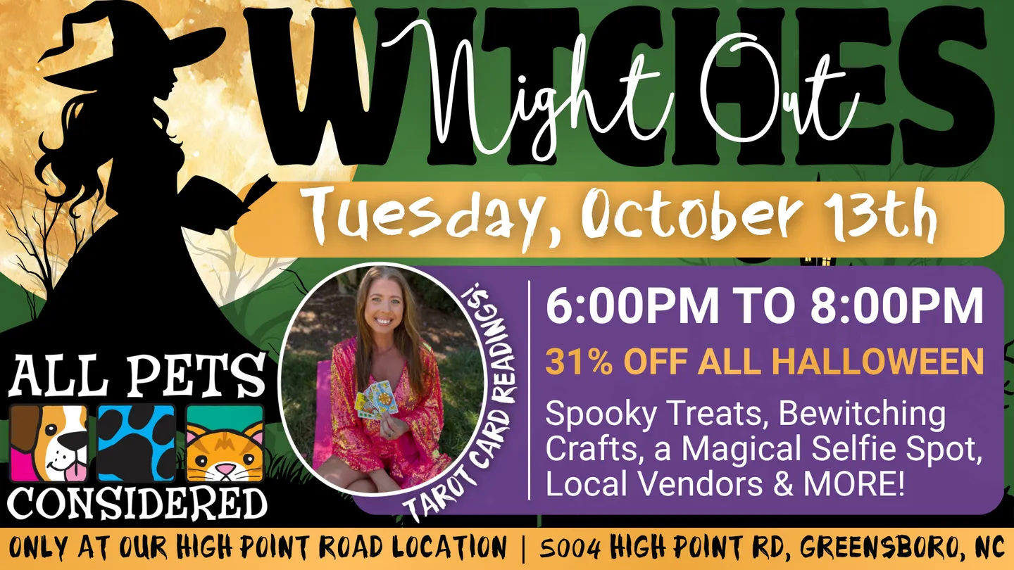 Image of Local Pet Event Witches Night Out at All Pets Considered Nearby