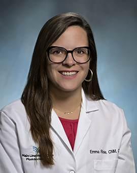 Headshot of Emma Rose, CNM, CRNP