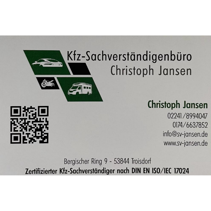 Logo Kfz-Sachverständigenbüro Christoph Jansen