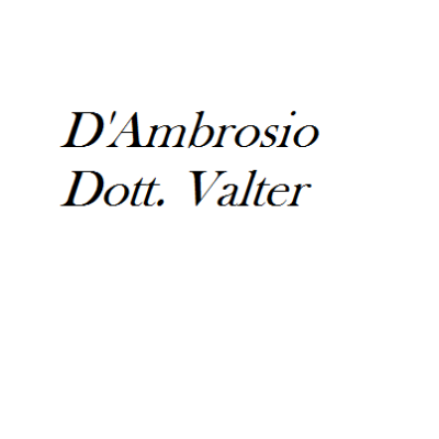 D'Ambrosio Valter Otorinolaringoiatra Logo