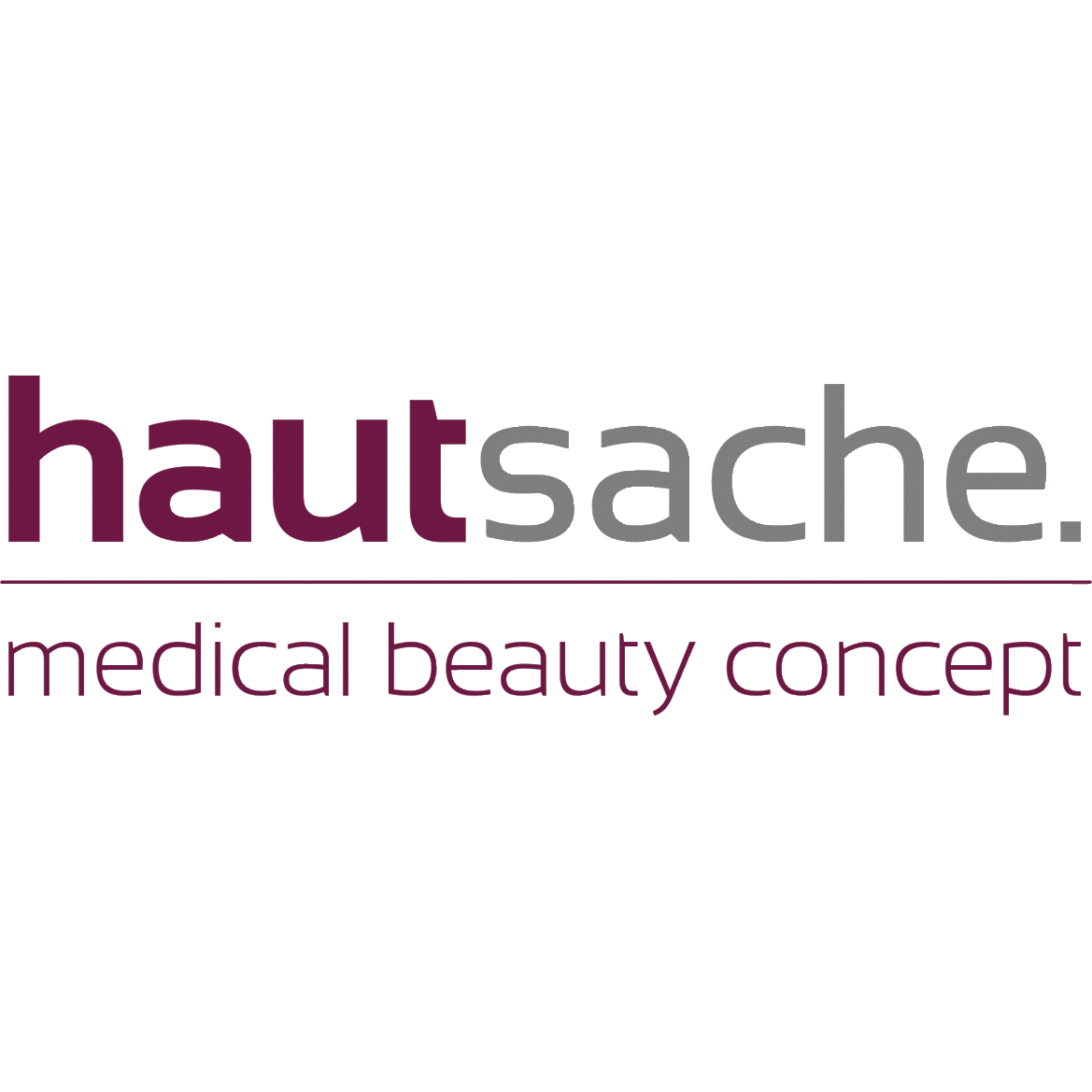 Logo hautsache medical beauty concept