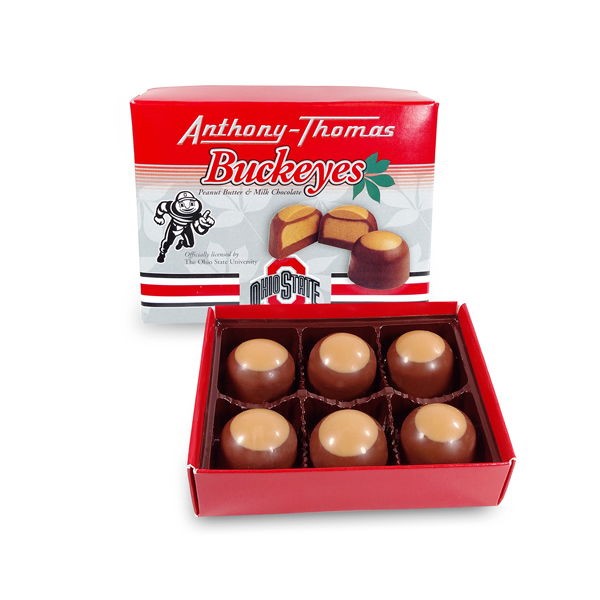 Buckeye candy from Anthony Thomas College Traditions Columbus (614)291-4678