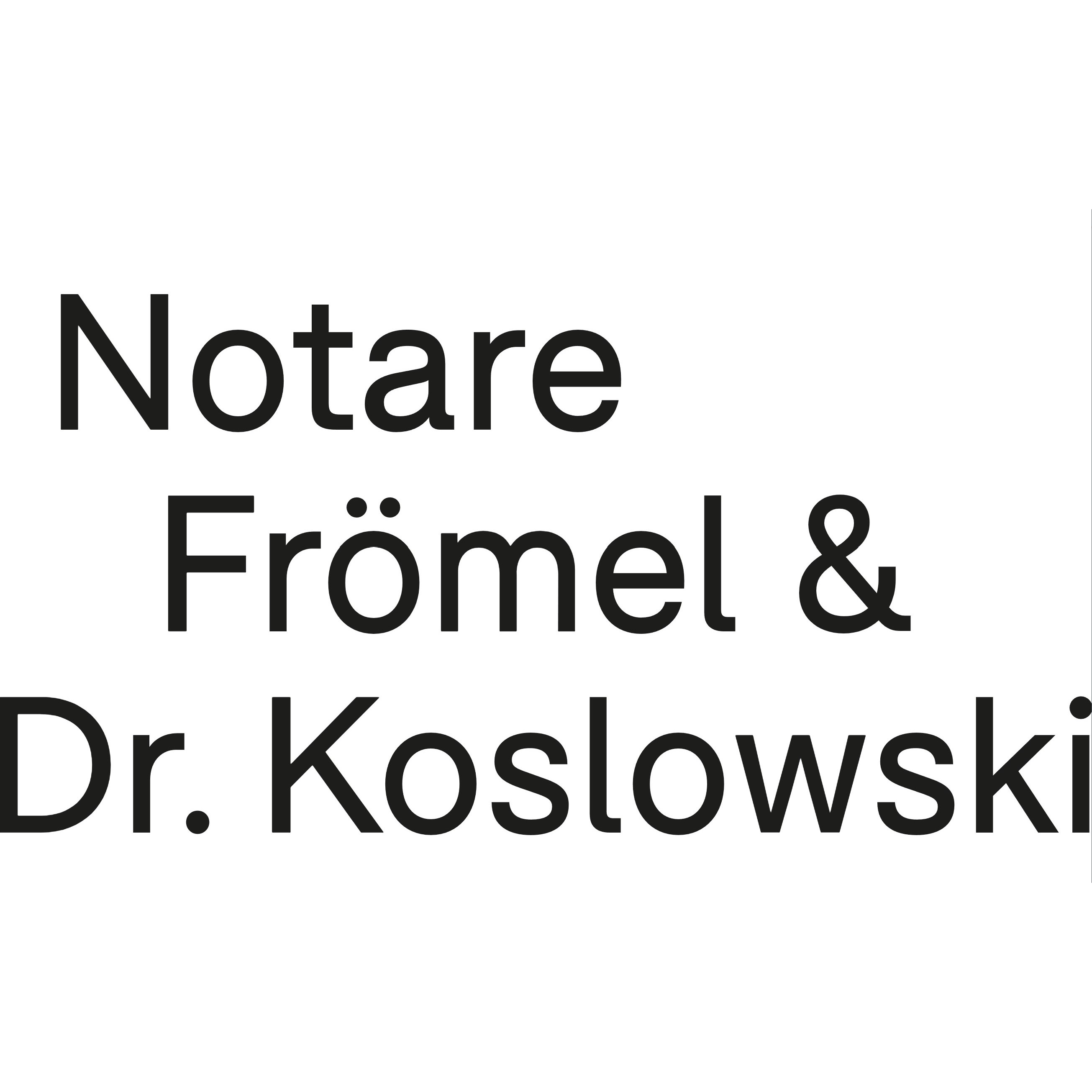 Notare Sebastian Frömel und Dr. Ben Koslowski in Backnang - Logo