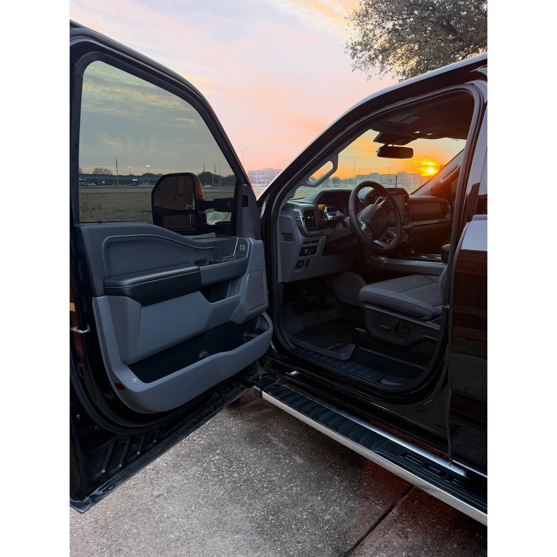 Interior detailing service completed by Prizm Detailing in Dallas, Texas. Truck interior cleaned and refreshed with attention to seats, panels, flooring, door jambs, and high-touch surfaces for a clean, comfortable finish.