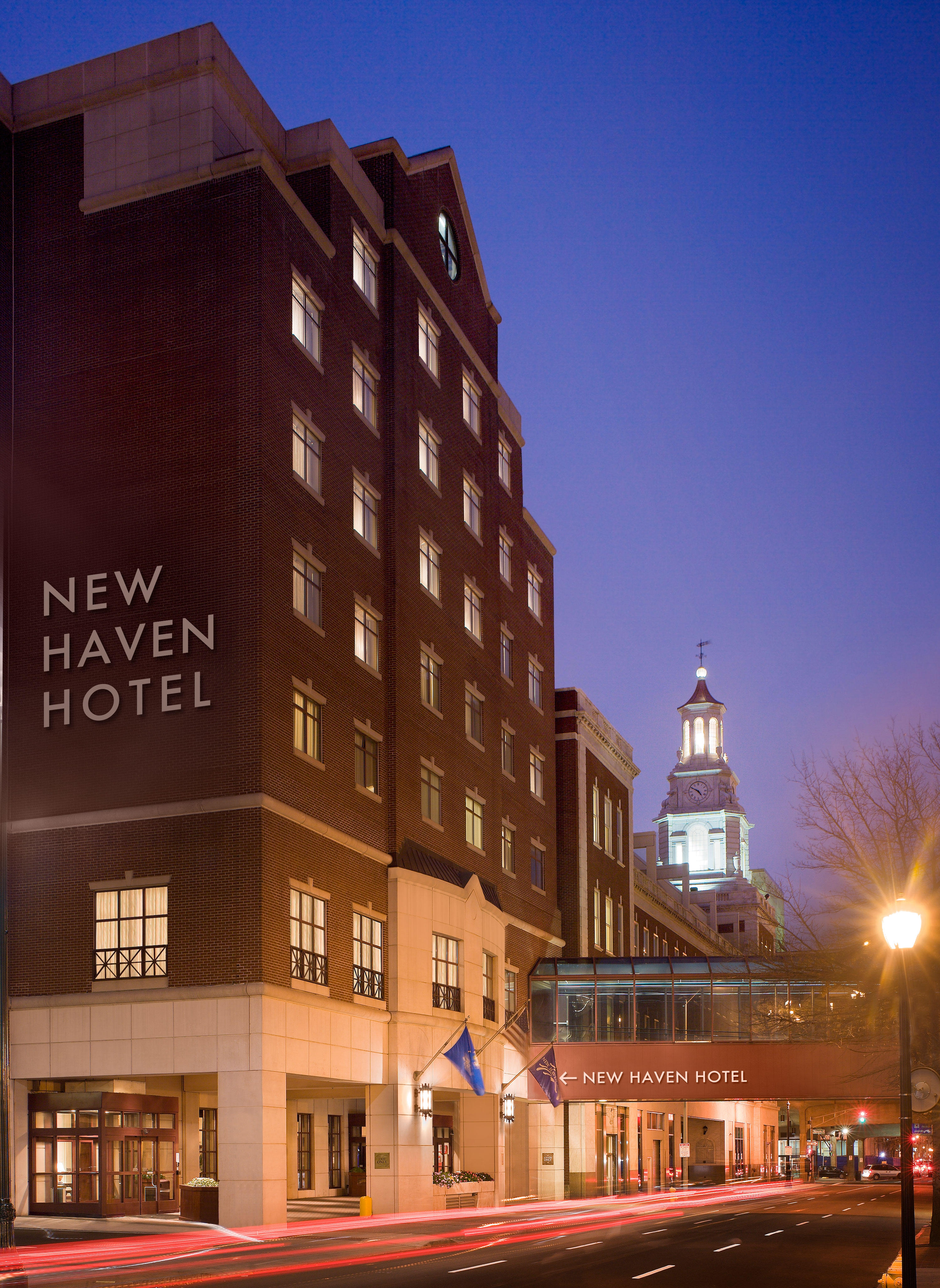 The New Haven Hotel at Yale University right in downtown New Haven, CT.