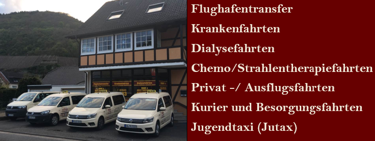 Taxi & Mietwagen U. Gillessen UG, Schmittmannstraße 6 in Dernau