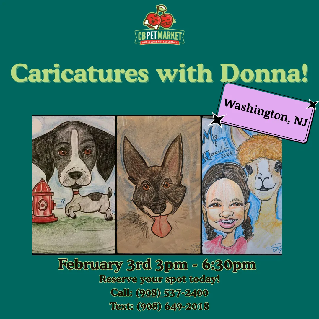 Image of Local Pet Event Pet Caricatures with Donna! Nearby