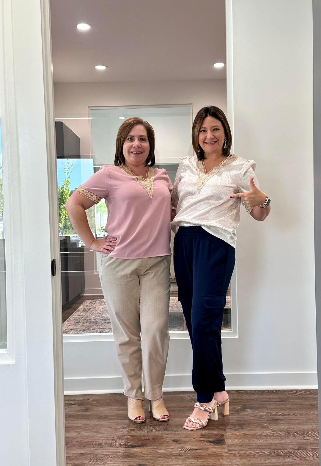We did it again! Dressing alike because we’re like family over here!! Jennifer Mabou - State Farm Insurance Agent Sulphur (337)527-0027