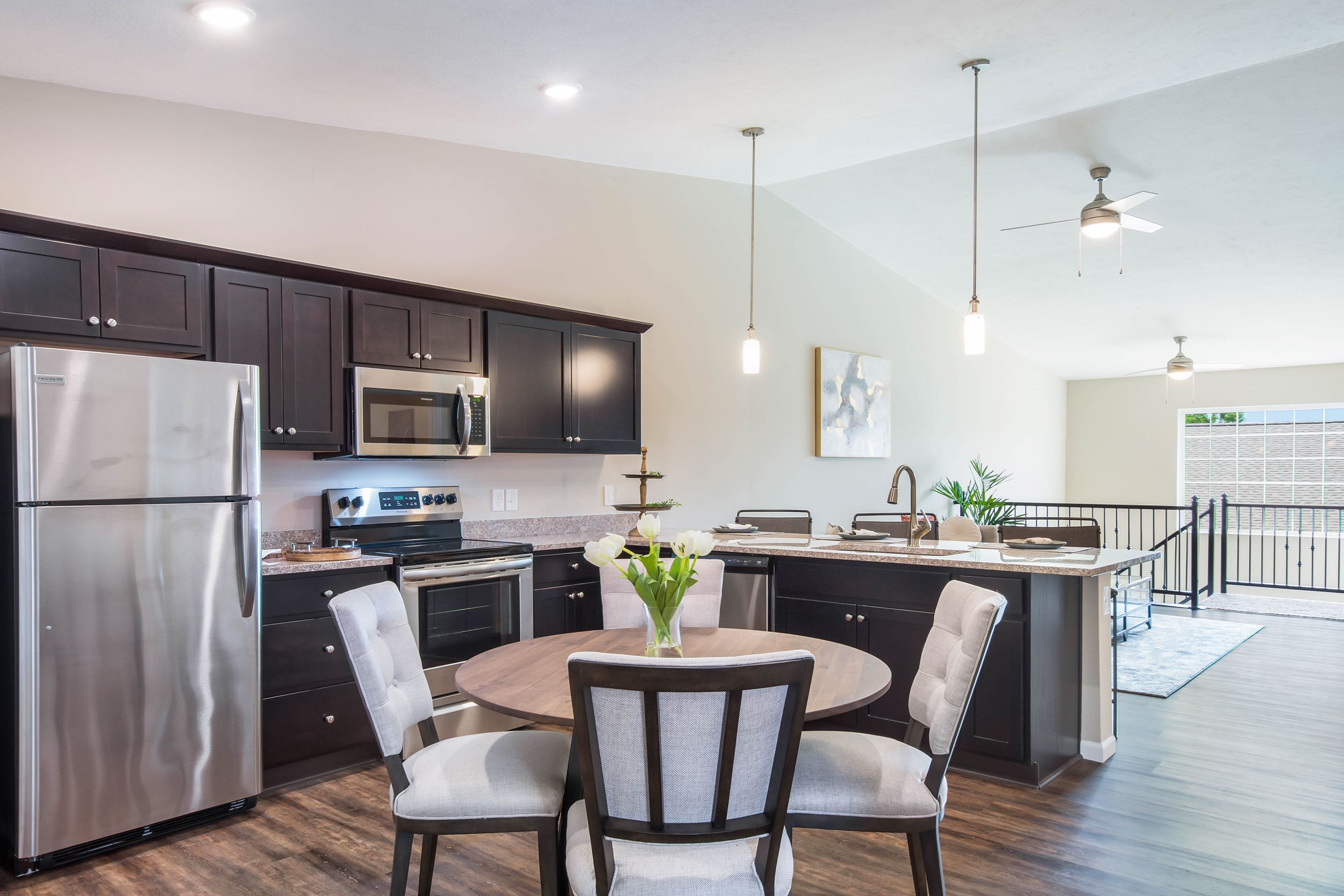 Get the Feel of Home in Our Basswood Floor Plan Kitchen