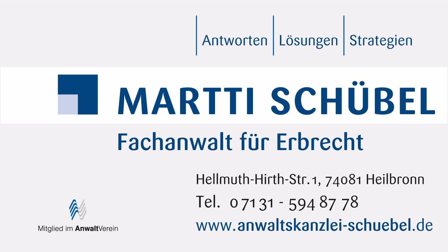 Bilder Martti Schübel, Rechtsanwalt