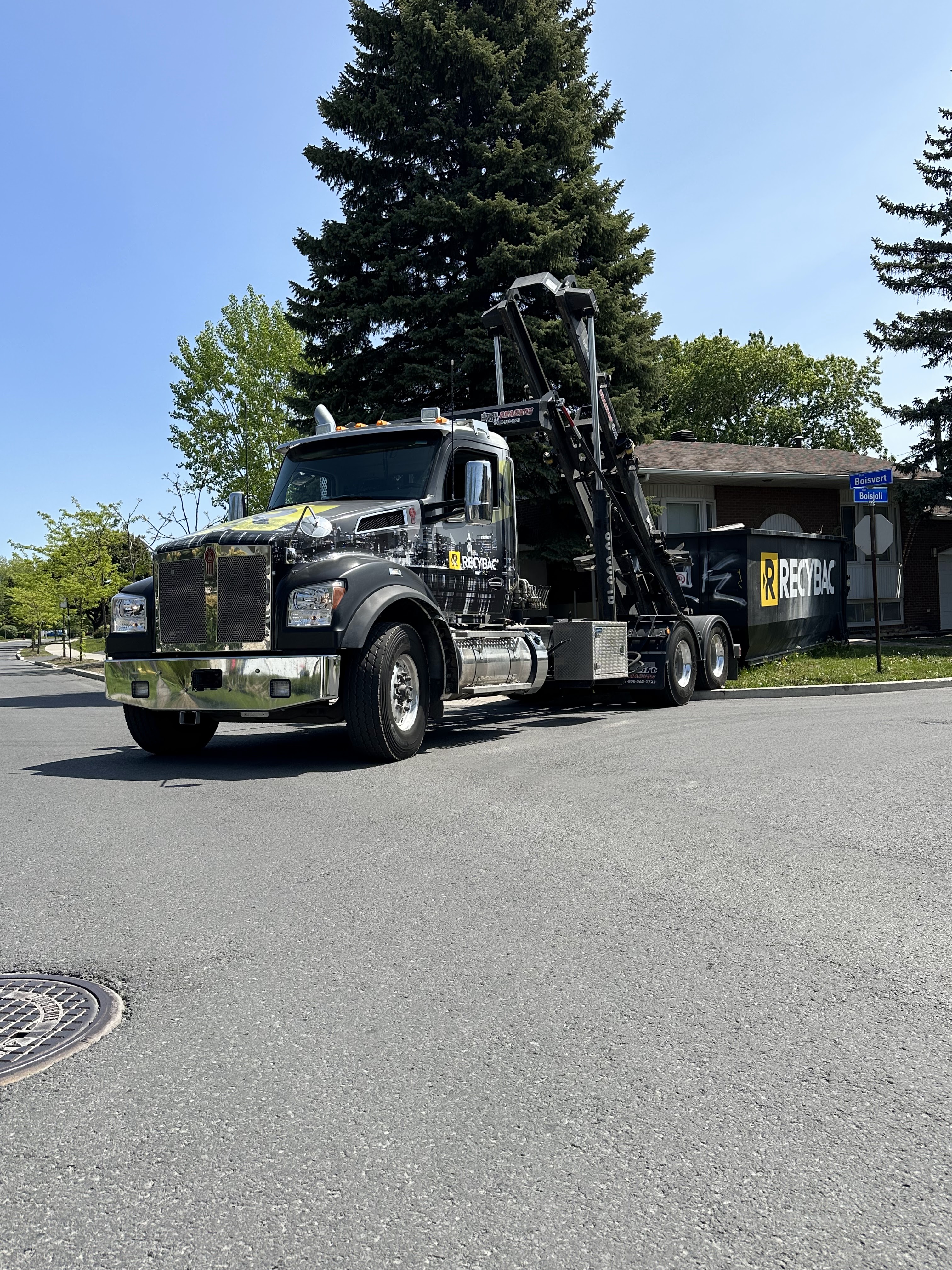 Images Location de conteneur RECYBAC Longueuil