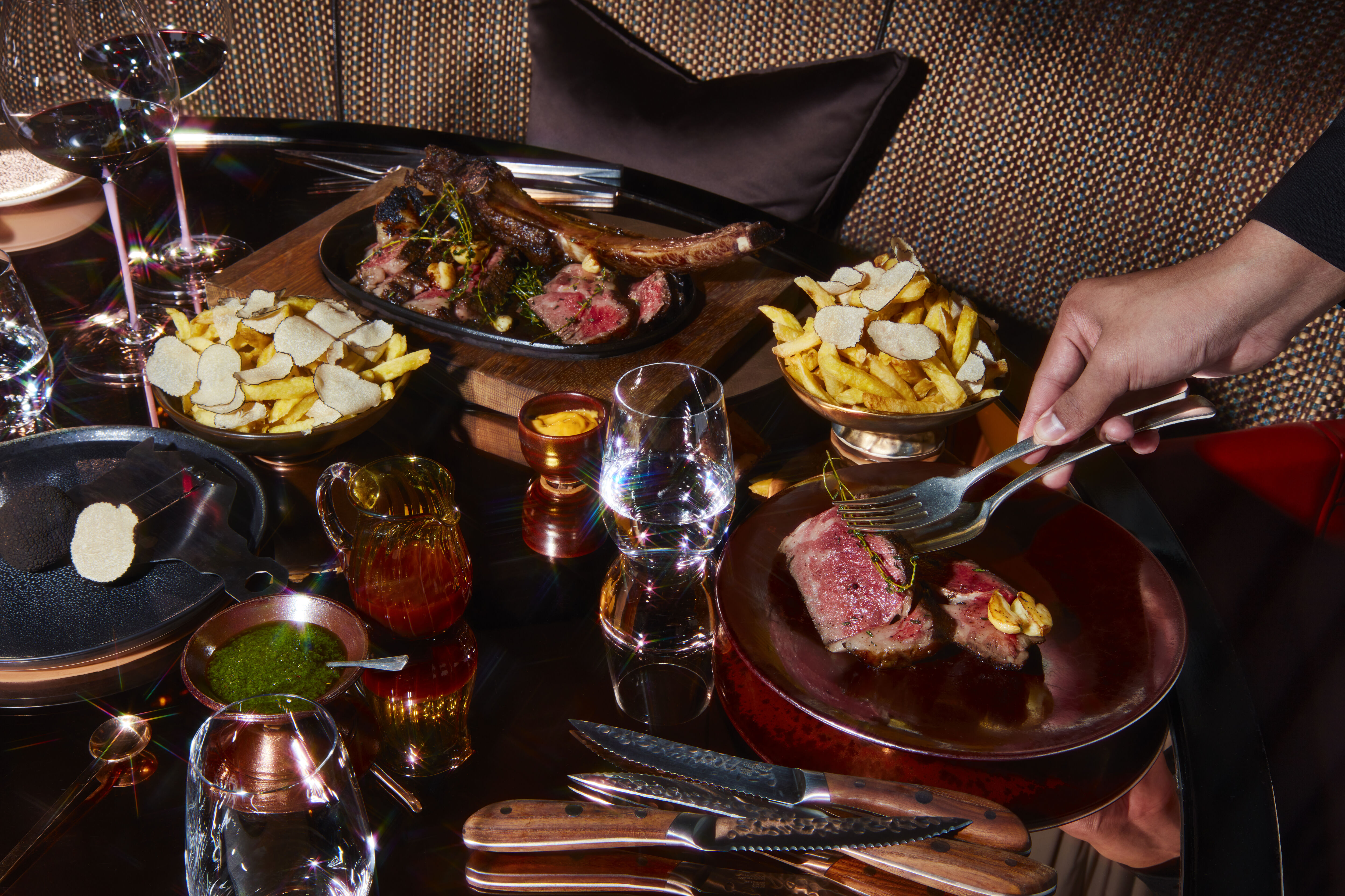 CUT at 45 Park Lane Tomahawk steak