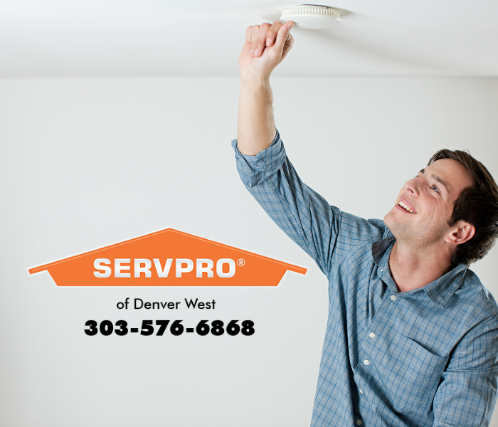 SERVPRO® of Denver West responds to fire damage emergencies 24-hours a day and we know that properly operating smoke alarms save lives and help people get out of burning houses quickly.